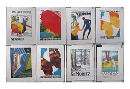 8 Schweizer Vintage-Plakate – Limitierte Handlithografie