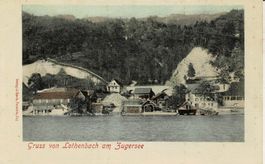 Gruss von LOTHENBACH am Zugersee Walchwil ZG um 1905!