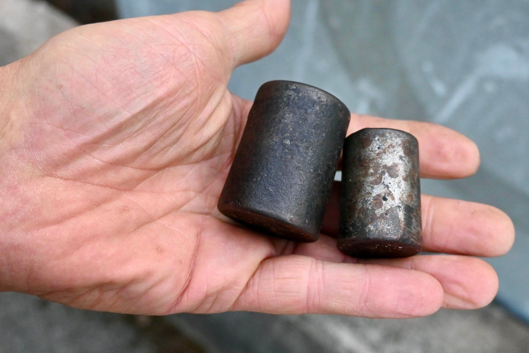 Bilance e pesi: 2 ANTIKE Gewichte 250 & 125 Gramm gemarkt 1 – Usato da Pfaffhausen venduto da mono_rec 5