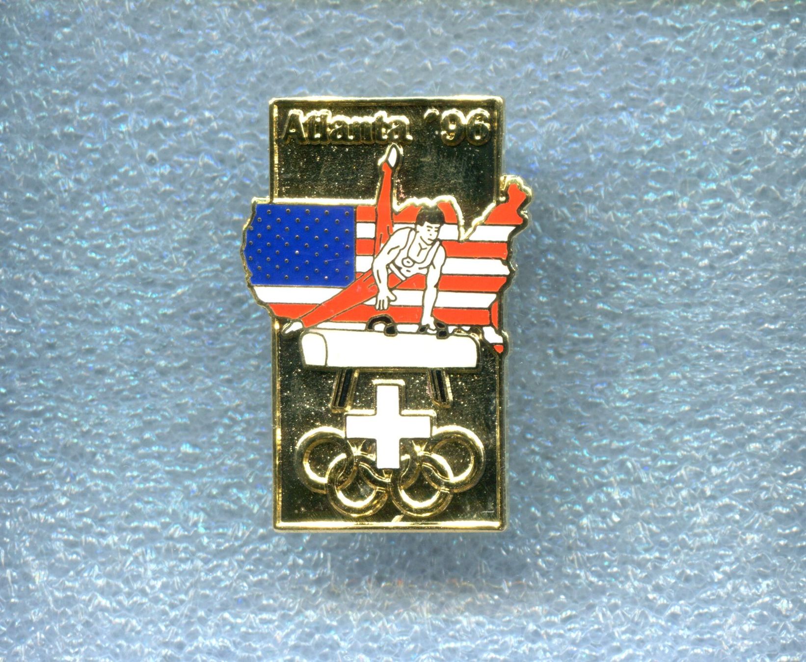 Placchette & Badge: Olympiade Atlanta '96  GERÄTETURNEN – Usato da Winterthur venduto da Sammleroase