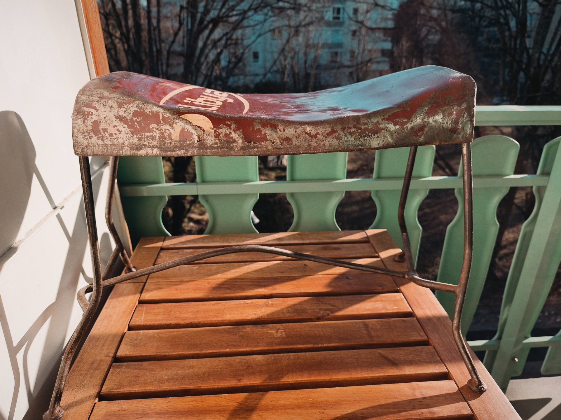 Sedie: Chaise basse industrielle, pièce unique – Usato da Genève venduto da lnicoGE 7