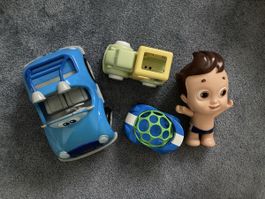Diverse Spielsachen und Motorikspiele