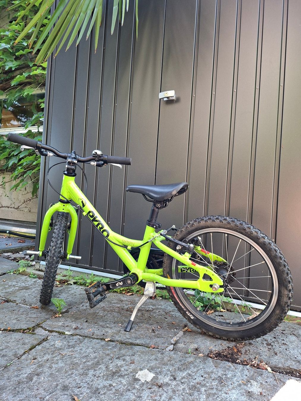 Pyro Velos: Kindervelo, PYRO, 16 Zoll, hellgrün – Gebraucht aus St.Niklausen LU von Wirdbereitsverwendet 1