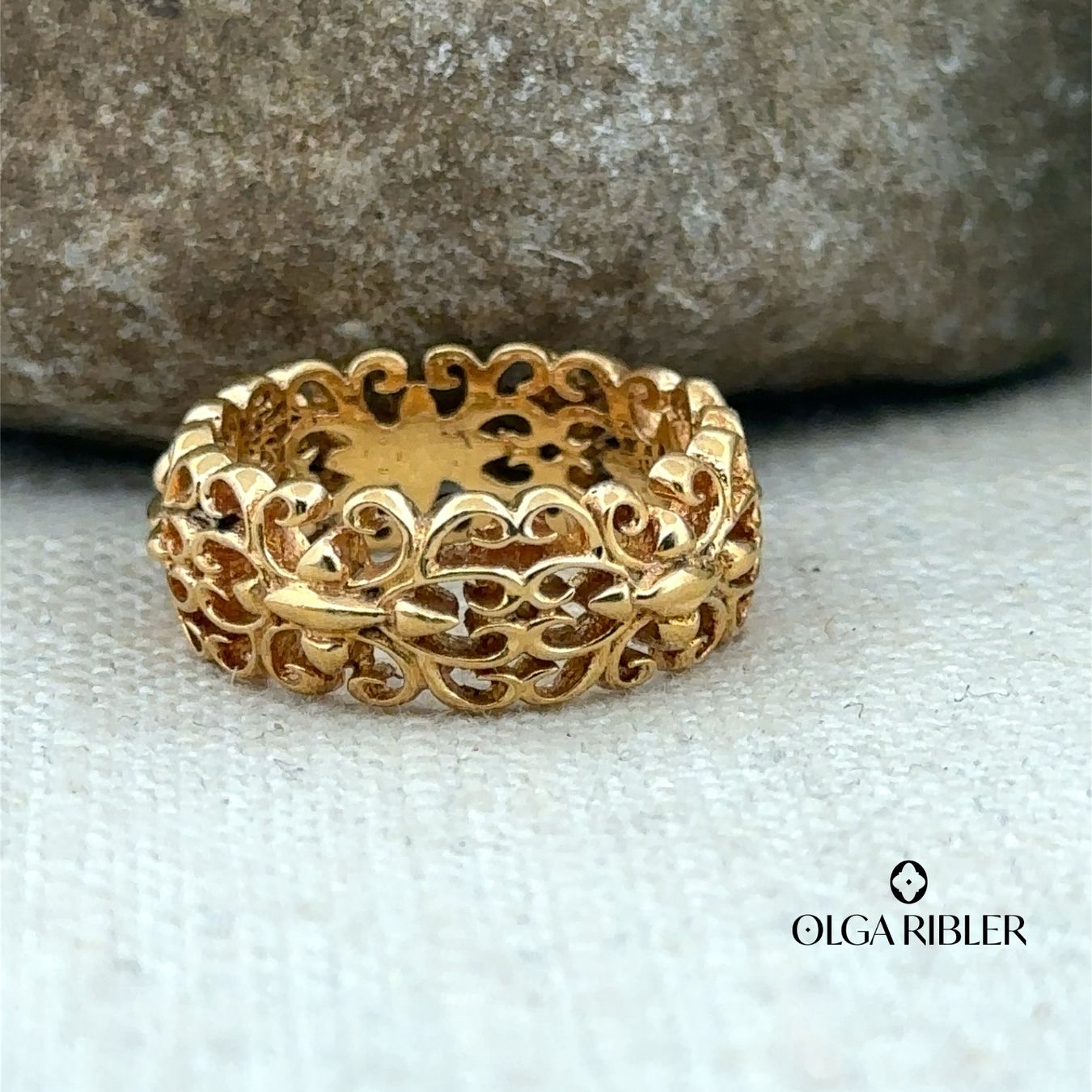 Olga Ribler Anelli: Filigraner Sterling Silber Ring 925 Grösse 52 – Nuovo (secondo la descrizione) da Luzern venduto da Schmuckoutlet 3