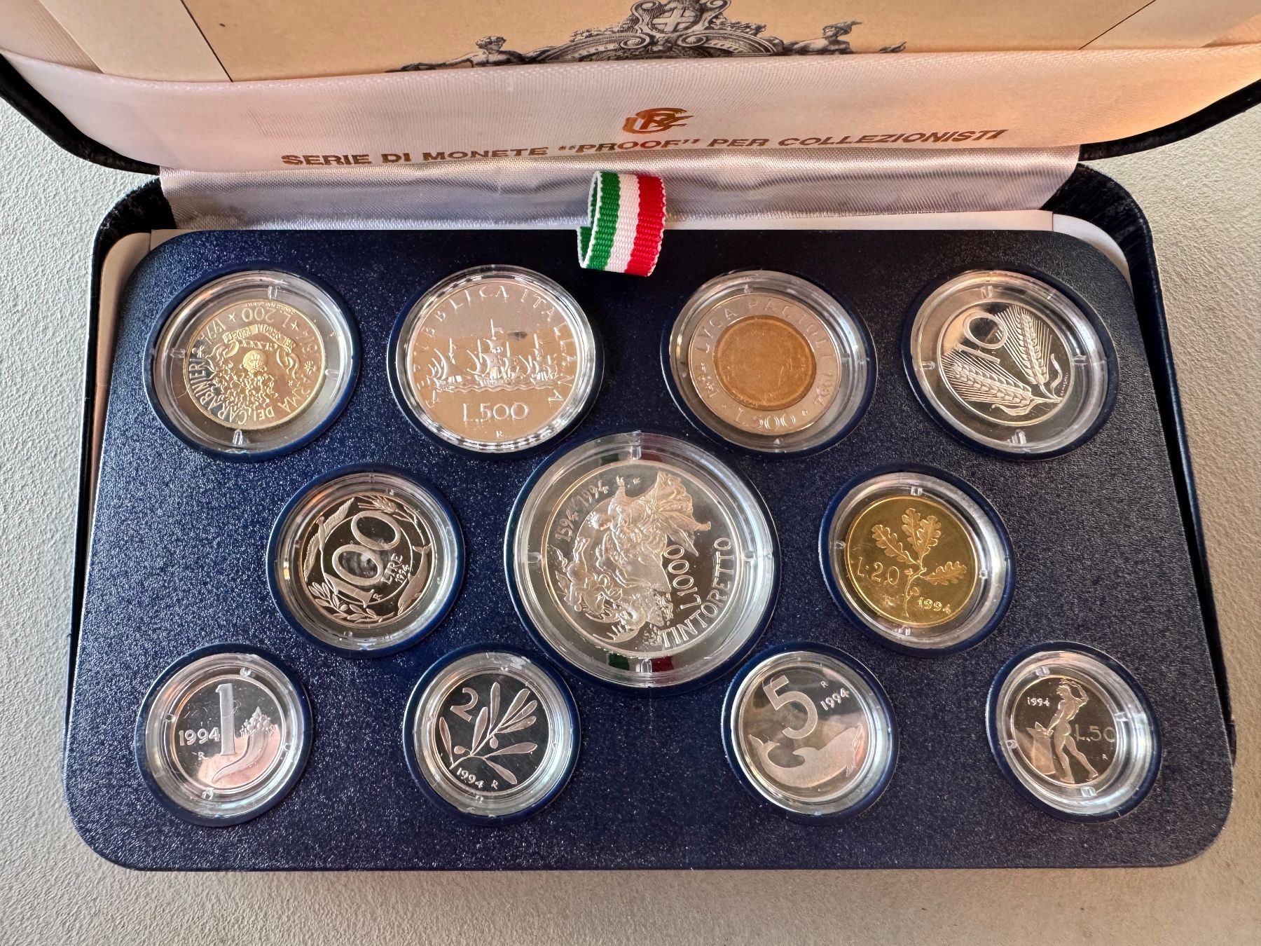 Tutti le monete: Italien Münzsatz 1994 - Proof – Nuovo (secondo la descrizione) da Meilen venduto da coins4sale 6