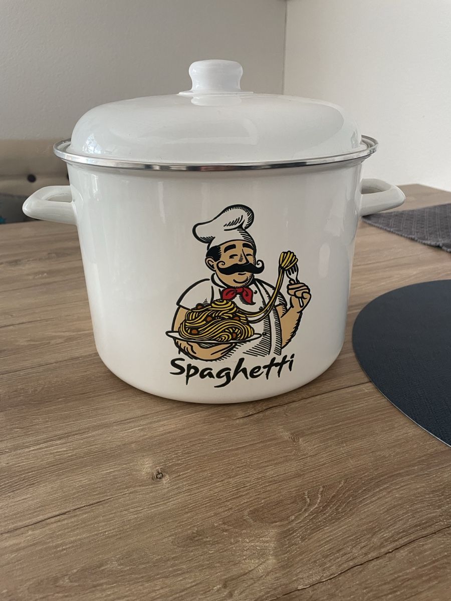 Pentole: Kochtopf mit Kochmotiv "Spaghetti"  – Usato da Egolzwil venduto da Dani-1901
