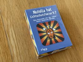 Nutella hat Lichtschutzfaktor 9,7 – Kartenquizspiel von Riva