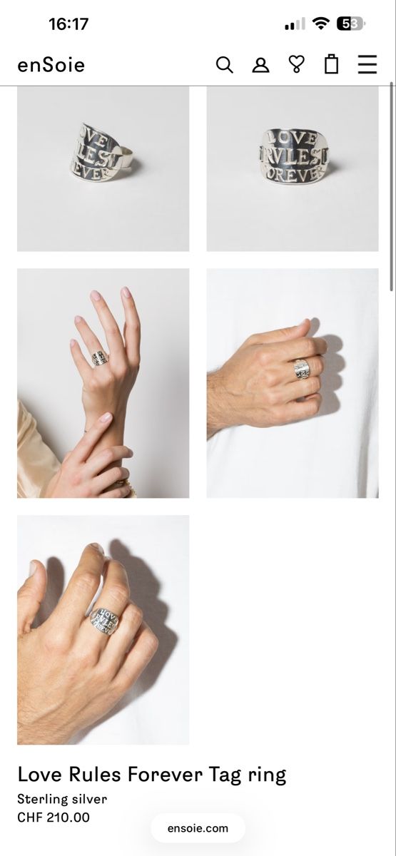 Ensoie Bagues: Ensoie Tag Ring – Neuf (Voir description) à Arth par ala_2fb6 2
