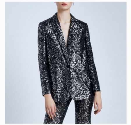 Sequin Party Blazer / Pailletten Blazer von GOLDIE in XS