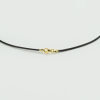Leder & Silber 925 vergoldet (L14.SCHG)