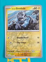 Alolan Geodude - Reverse Holo Pokemon Journey Together #1.7