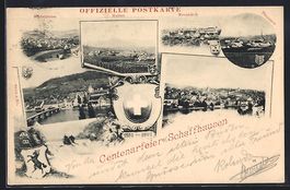 Schaffhausen, Centenarfeier, Ortspartien
