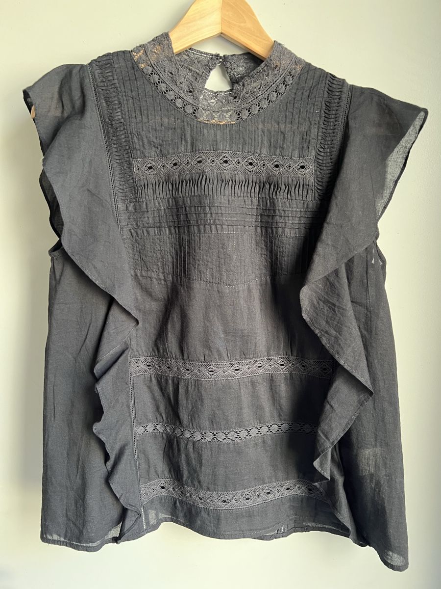 Hartford Camicette: Schwarze Bluse Hartford – Nuovo (secondo la descrizione) da Schaffhausen venduto da Stern812