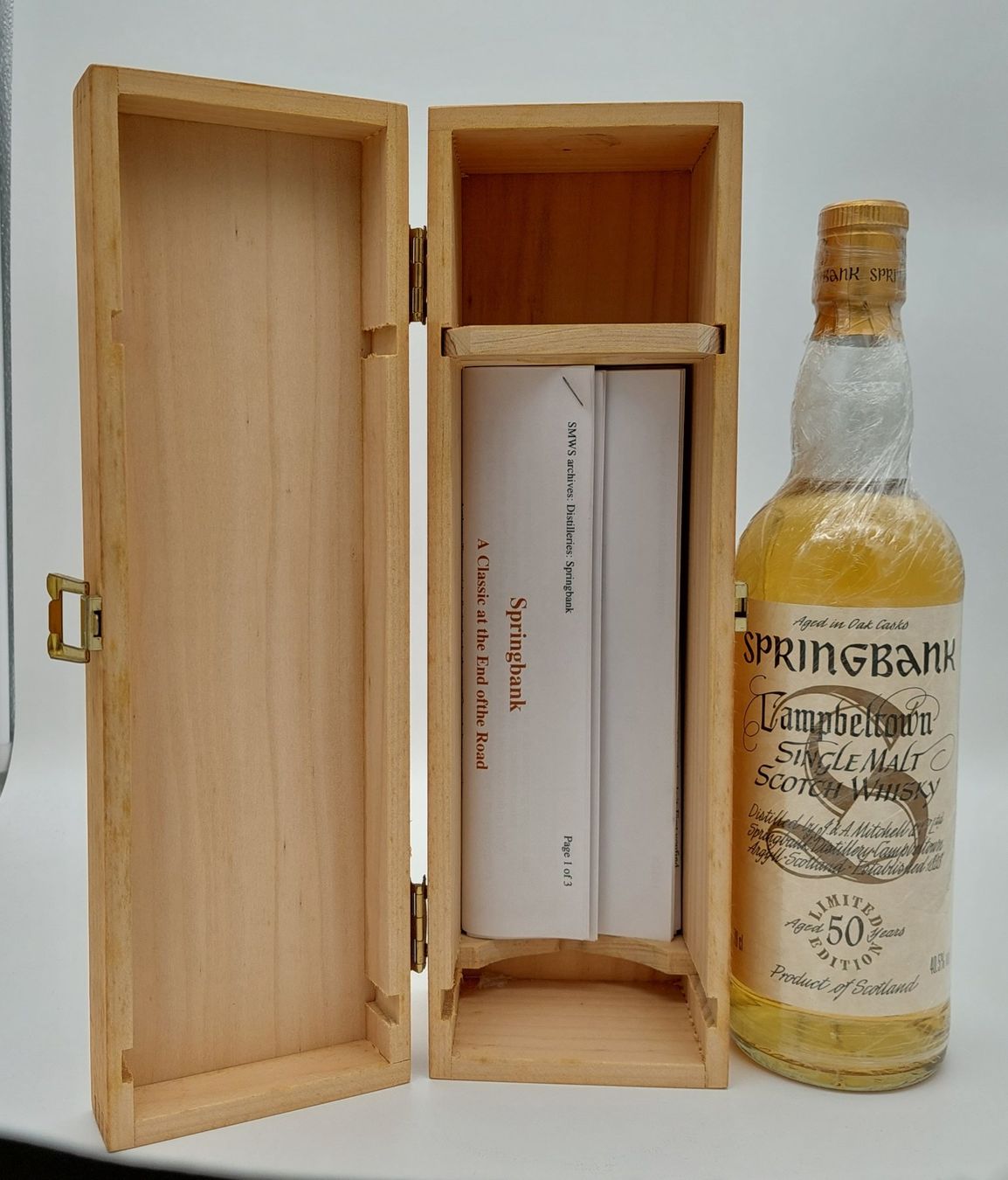 Spirituosen: Springbank 50 ans – Neu und originalverpackt aus Le Locle von drinkshop 2