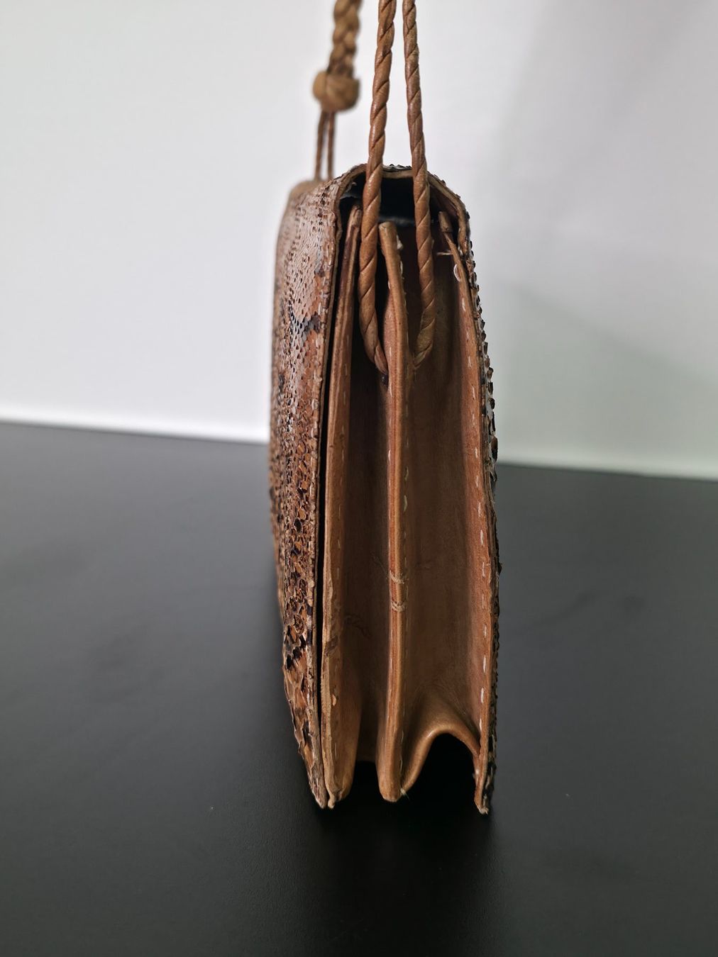 Borse da donna: Schlangenleder Clutch Handtasche Vintage Python – Usato da Dietlikon venduto da LIQUIDAUKTION 2