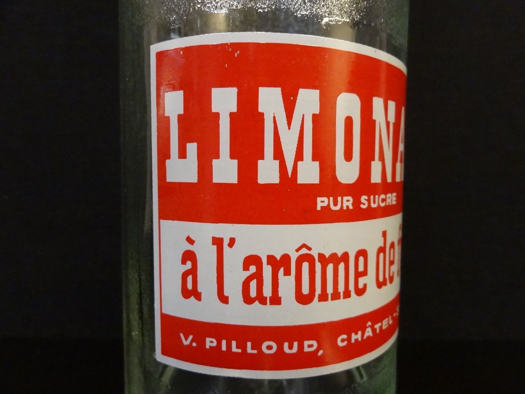 Gläser, Krüge & Flaschen: Flasche LIMONADE PUR SUCRE V. PILLOUD CHÂTEL-ST-DENIS 1963 – Gebraucht aus Kerzers von Flaschenposten 3