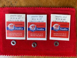 ZENITH - Calibre 525,8 - 3 Ressorts de Barillet GALLIA