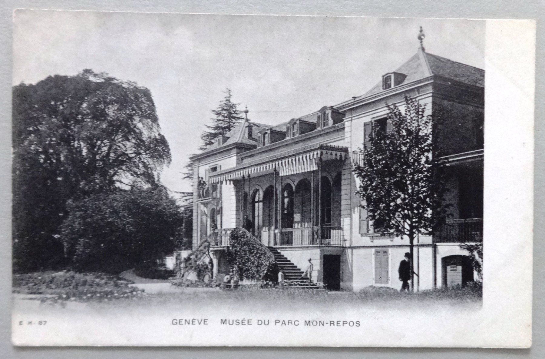Ansichtskarten: Genève - Musée du Parc Mon-Repos – Gebraucht aus Fétigny von Billy2miny