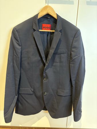 Hugo Boss Sakko, Grösse 50, Herren, dunkelblau