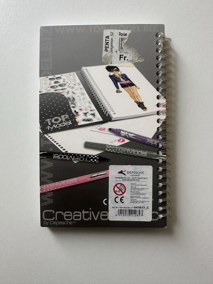 Libri: Pocket Top Model Malbuch und Stickerheft – Nuovo e nell'imballaggio originale da Uetendorf venduto da Gar_9pvy 1