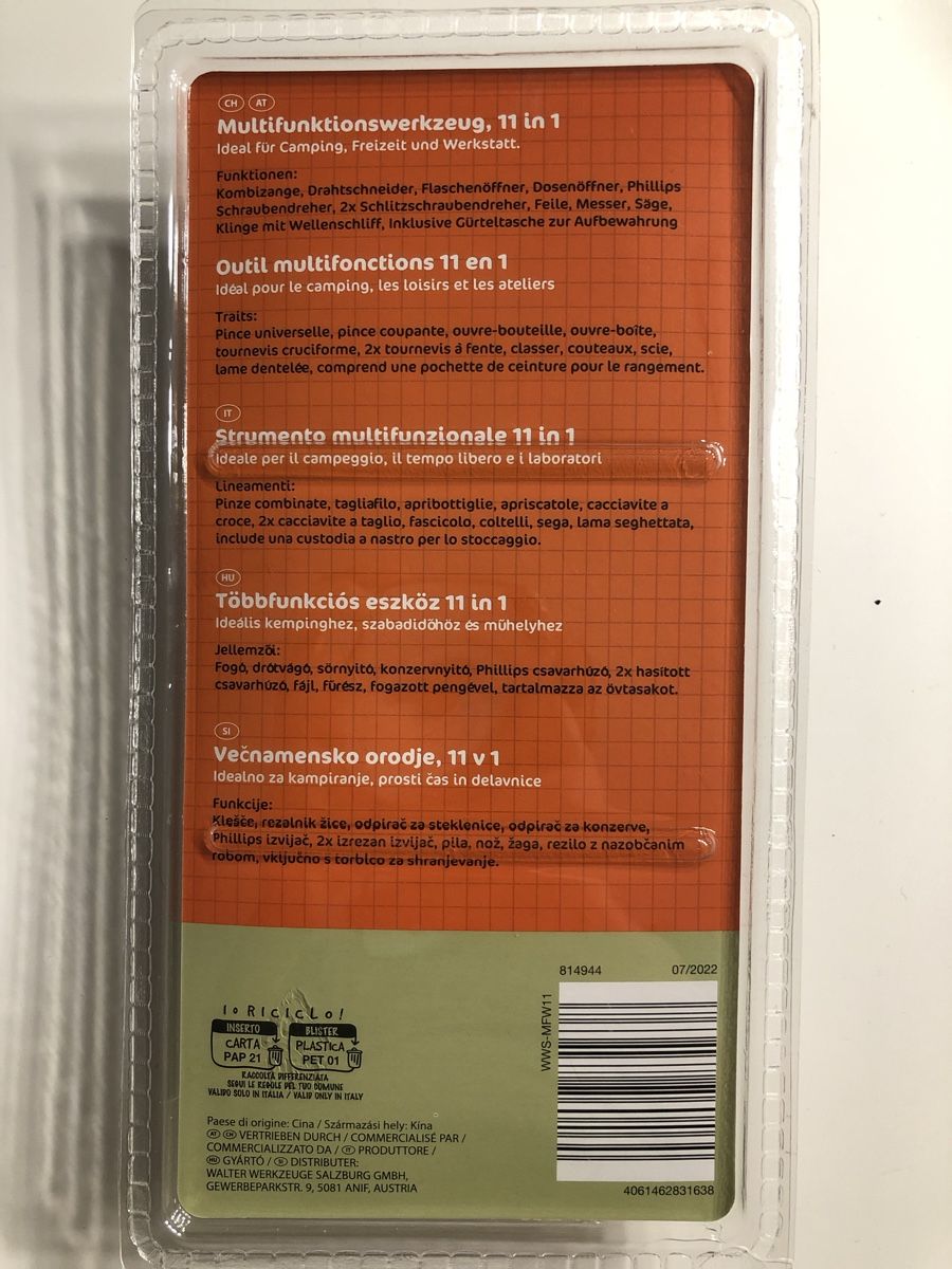 Alle Werkzeuge: NEU Multifunktions- Taschenmesser – Neu und originalverpackt aus Bibern SH von Anuja_20 2