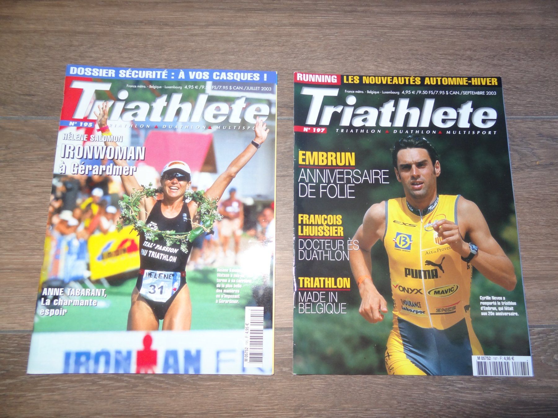 Riviste & Magazine: Lot de 2 magazines "Triathlète" - année 2003 – Usato da Satigny venduto da salvatore73