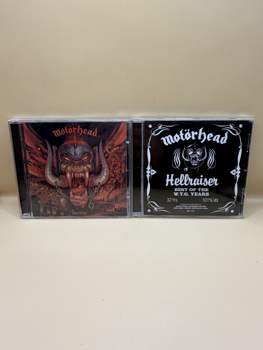 CDs: Lot 2 CD's Motorhead: Sacrifice et Hellraiser – Gebraucht aus Genève von sho_67qj