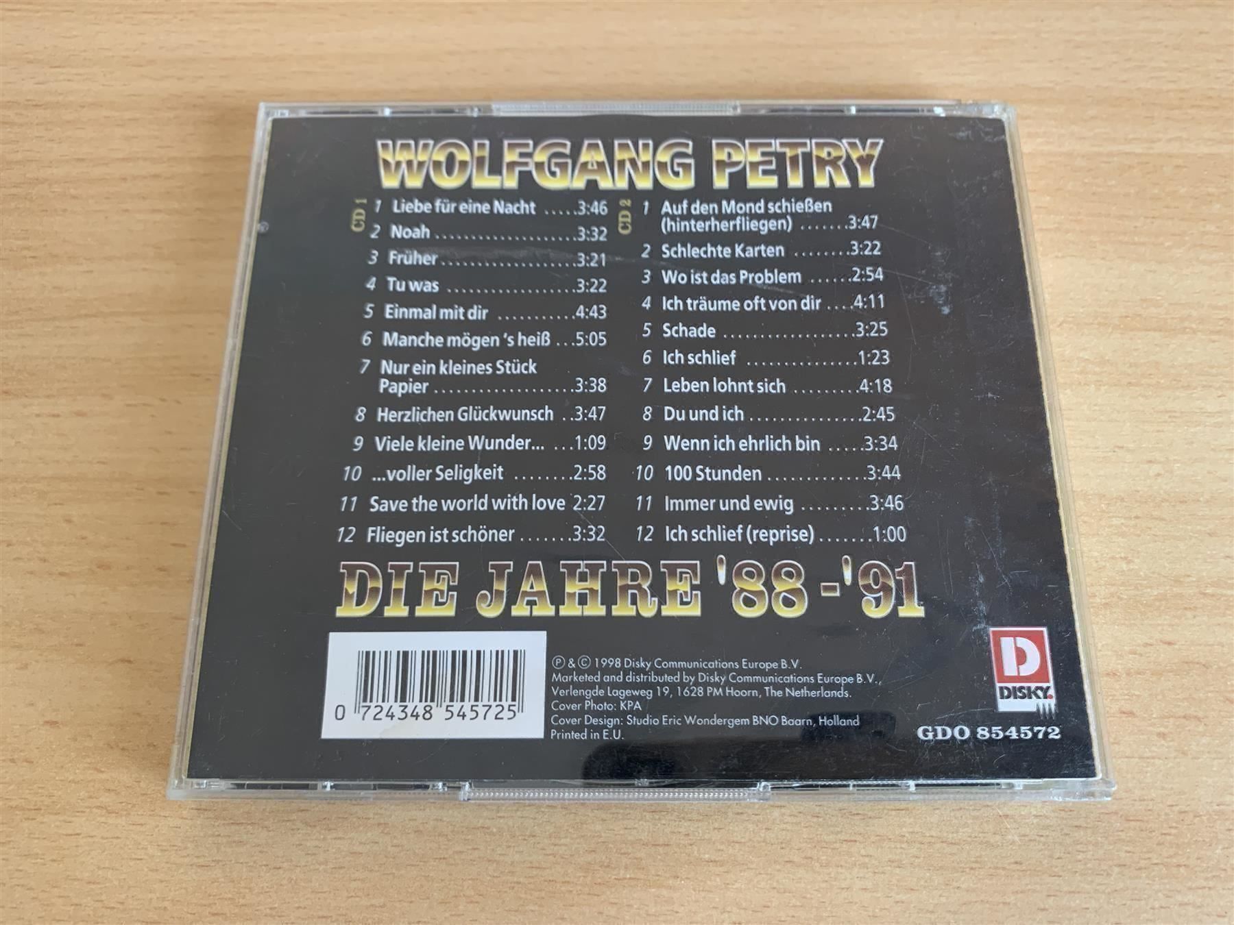 CD: Wolfgang Petry '88 - '91 – 2 CD – Usato da Rikon im Tösstal venduto da Alpenmutz 1
