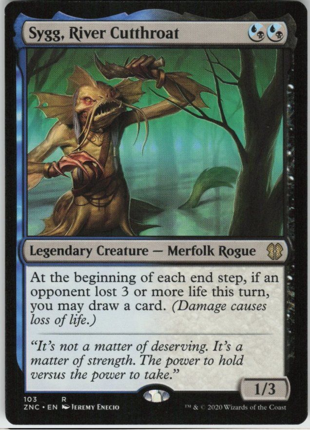Magic The Gathering Sammelbilder & Trading cards: Sygg, River Cutthroat - MtG - EN – Gebraucht aus Bolligen von Gurkenfeld