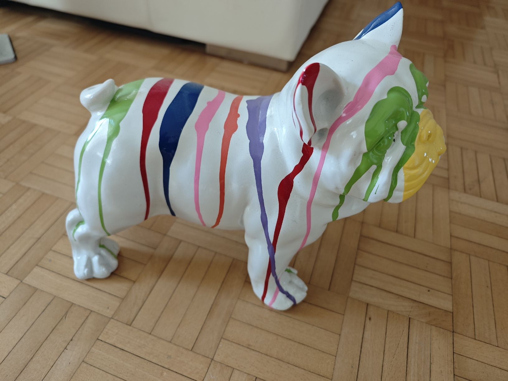 Statuette: Bunte Bulldogge Dekofigur – Usato da Meilen venduto da Kaiapoi 1