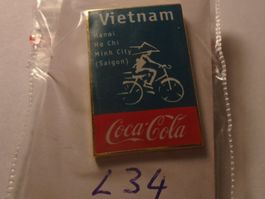 1 Coca-Cola Pin Vietnam - Sammlerstück aus den 90er (L34)