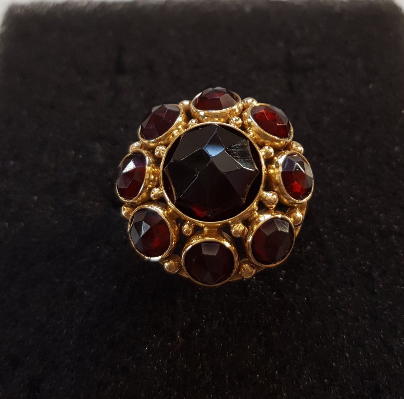 Anelli: Gold 585 Ring Mit Granaten – Usato da Wald ZH venduto da Dasilver 6