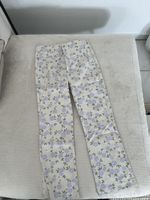 Zara Blumenhose Gr. S beige Frühlingslook 🌼🌼🌼