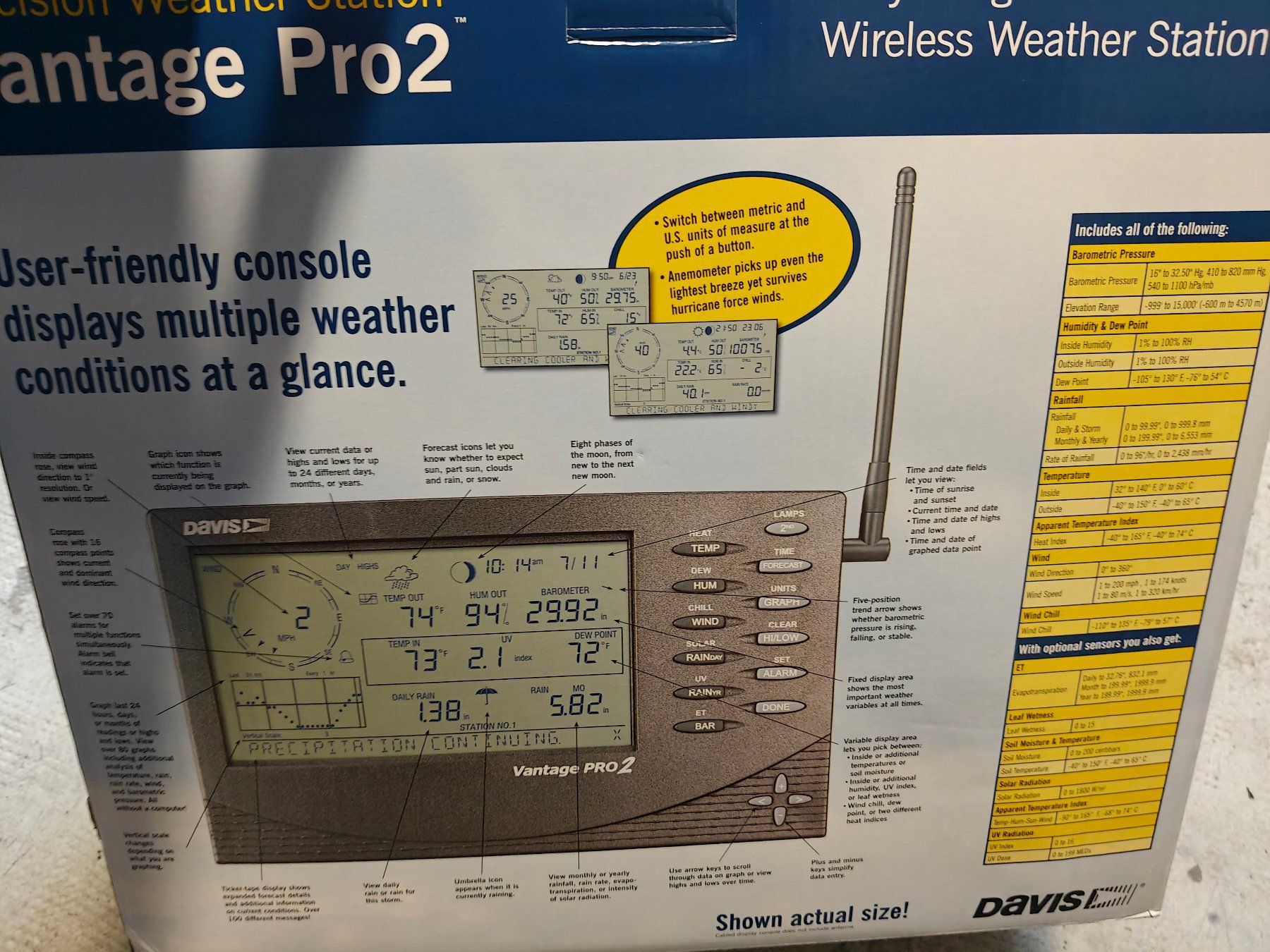 Altro per la casa: Davis Vantage Pro2 Kabelversion – Nuovo e nell'imballaggio originale da Glis venduto da Steffi1986 1