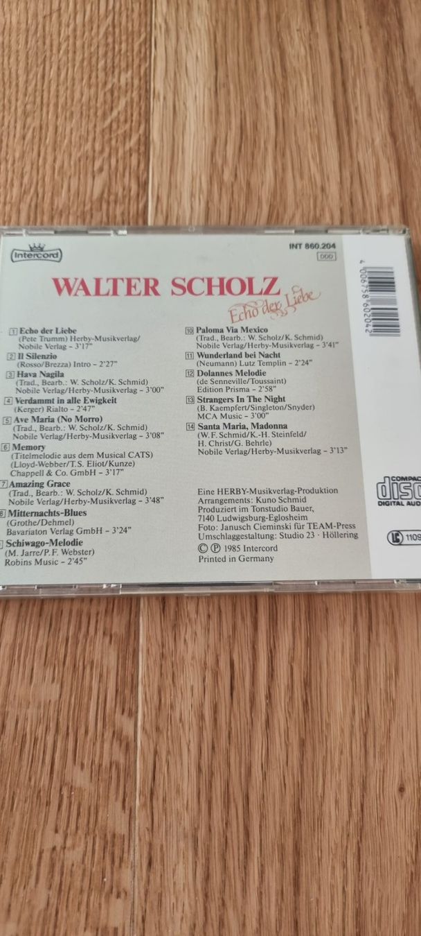 CD: CD-Set: Walter Scholz (2 CDs) – Usato da Lachen SZ venduto da allesweg78 3