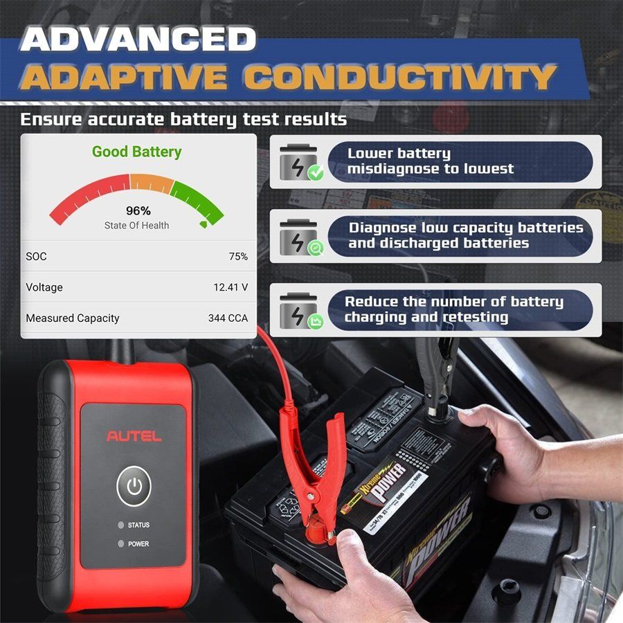 Autel Tutti gli attrezzi: Autel MaxiBAS BT506 6V/12V Elektrische System Analyse-Tool – Nuovo e nell'imballaggio originale da Malans GR venduto da BUYBEST-Schweiz 8