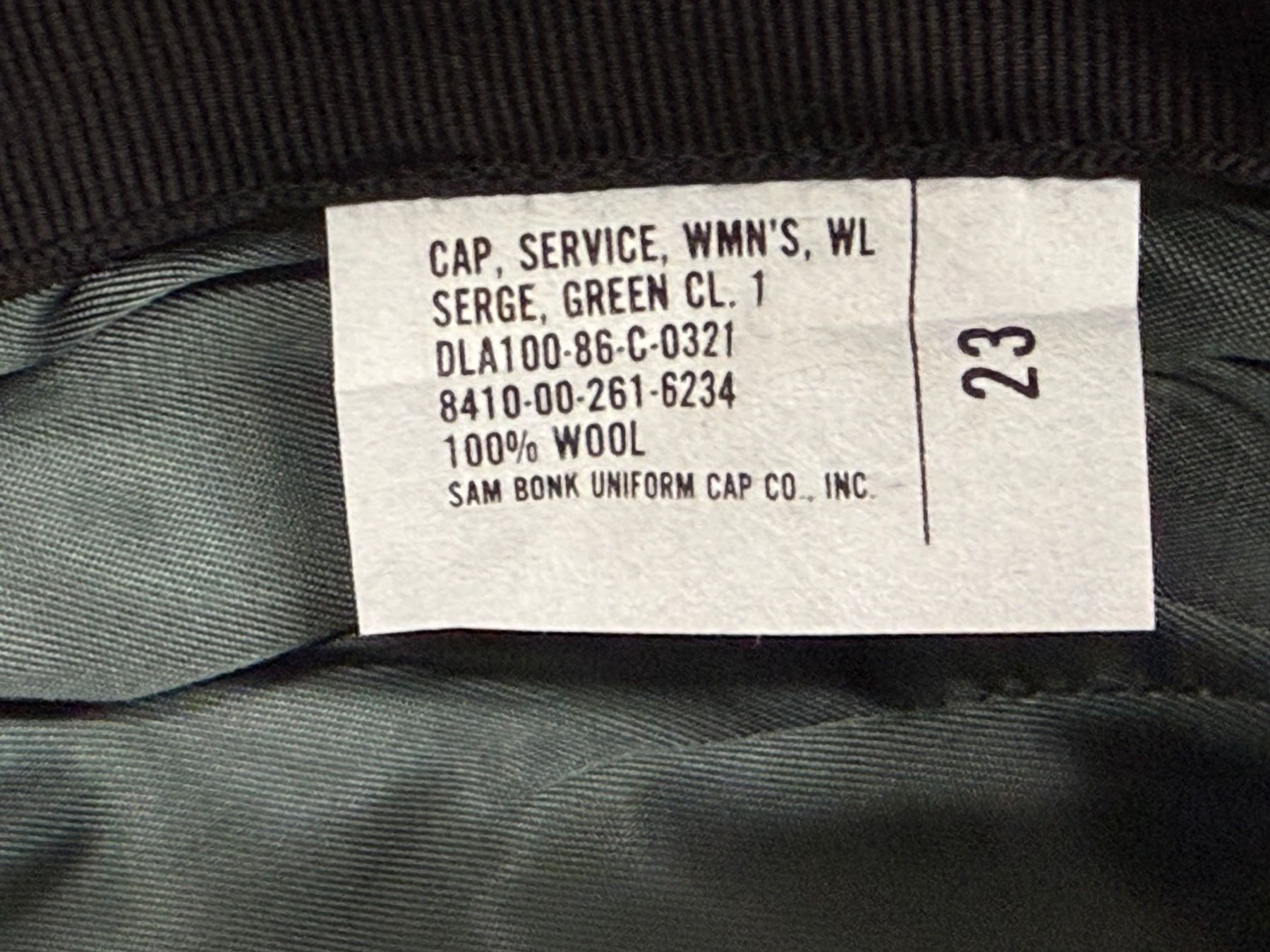 Uniformi: Hut US Marines weiblich USMC – Usato da Wittnau venduto da Helvetia1 8