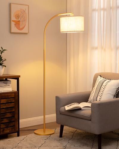Lampade: Stehlampe Wohnzimmer 161cm Bogenlampe Verstellem Beigen – Nuovo e nell'imballaggio originale da Hundwil venduto da tec_mm27 6