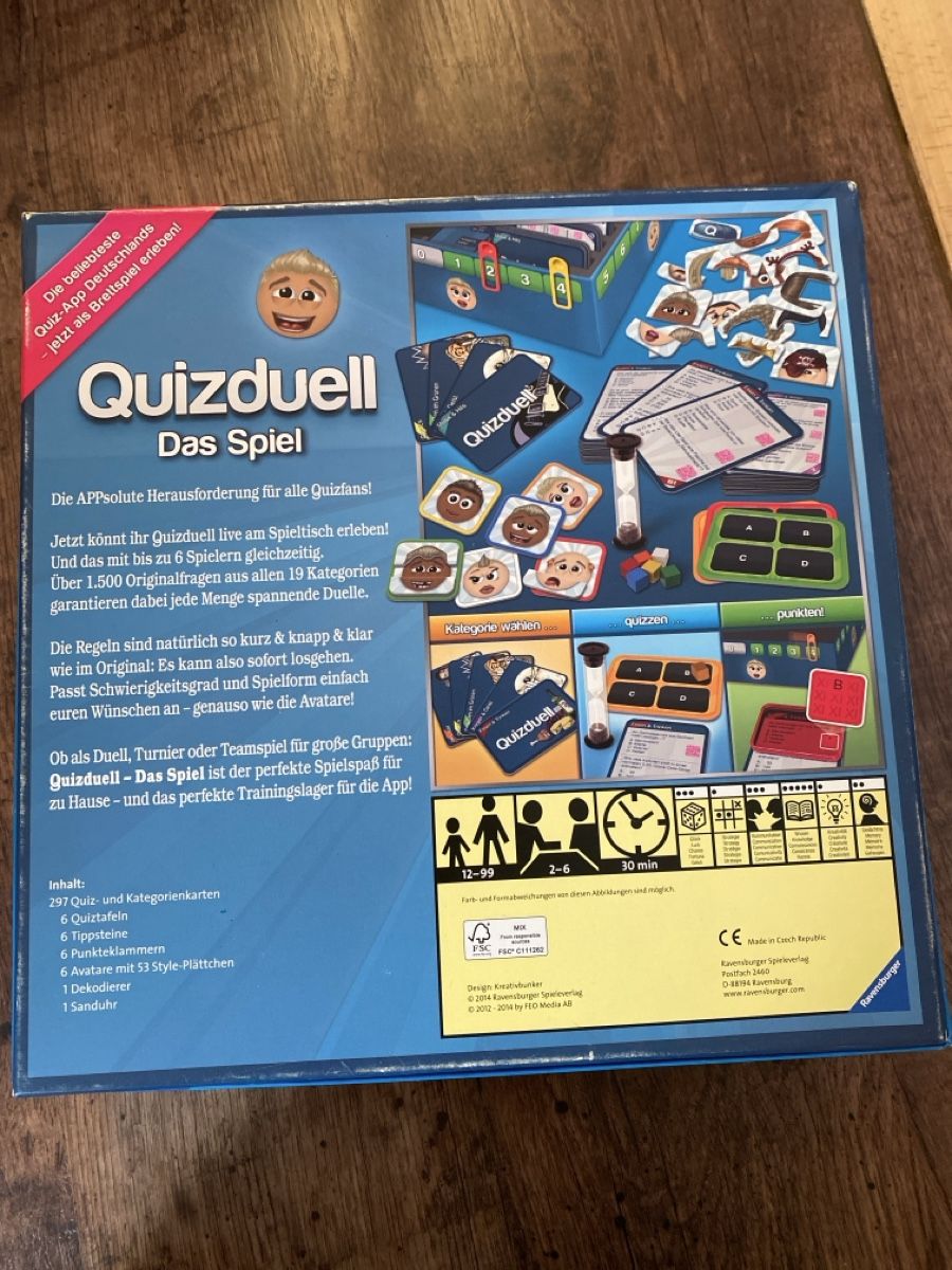 Ravensburger Giochi: Quizduell Quiz Spiel – Usato da Weissenburg venduto da nwacker 3