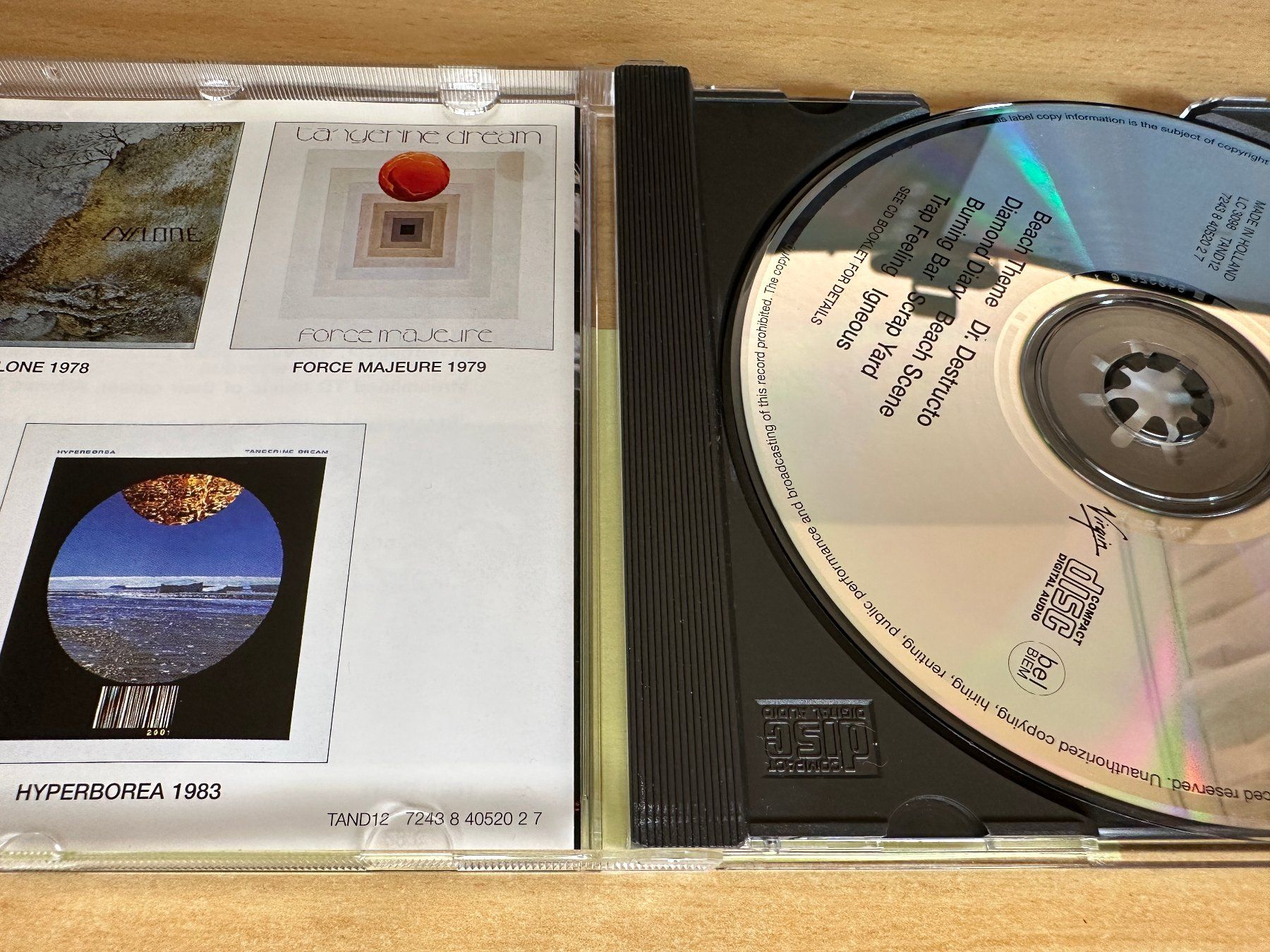 CD: Tangerine Dream – Thief – Usato da Rikon im Tösstal venduto da Alpenmutz 2