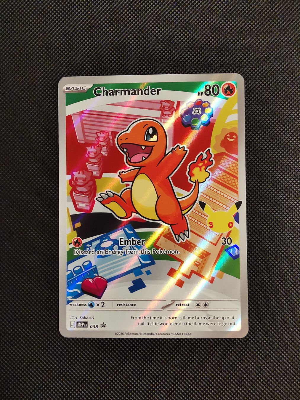 Pokémon Cartes à collectionner: Pokemon Charmander first partner Kanto starter, 30th English – D'occasion à Lengnau AG par Bamboo_fighter