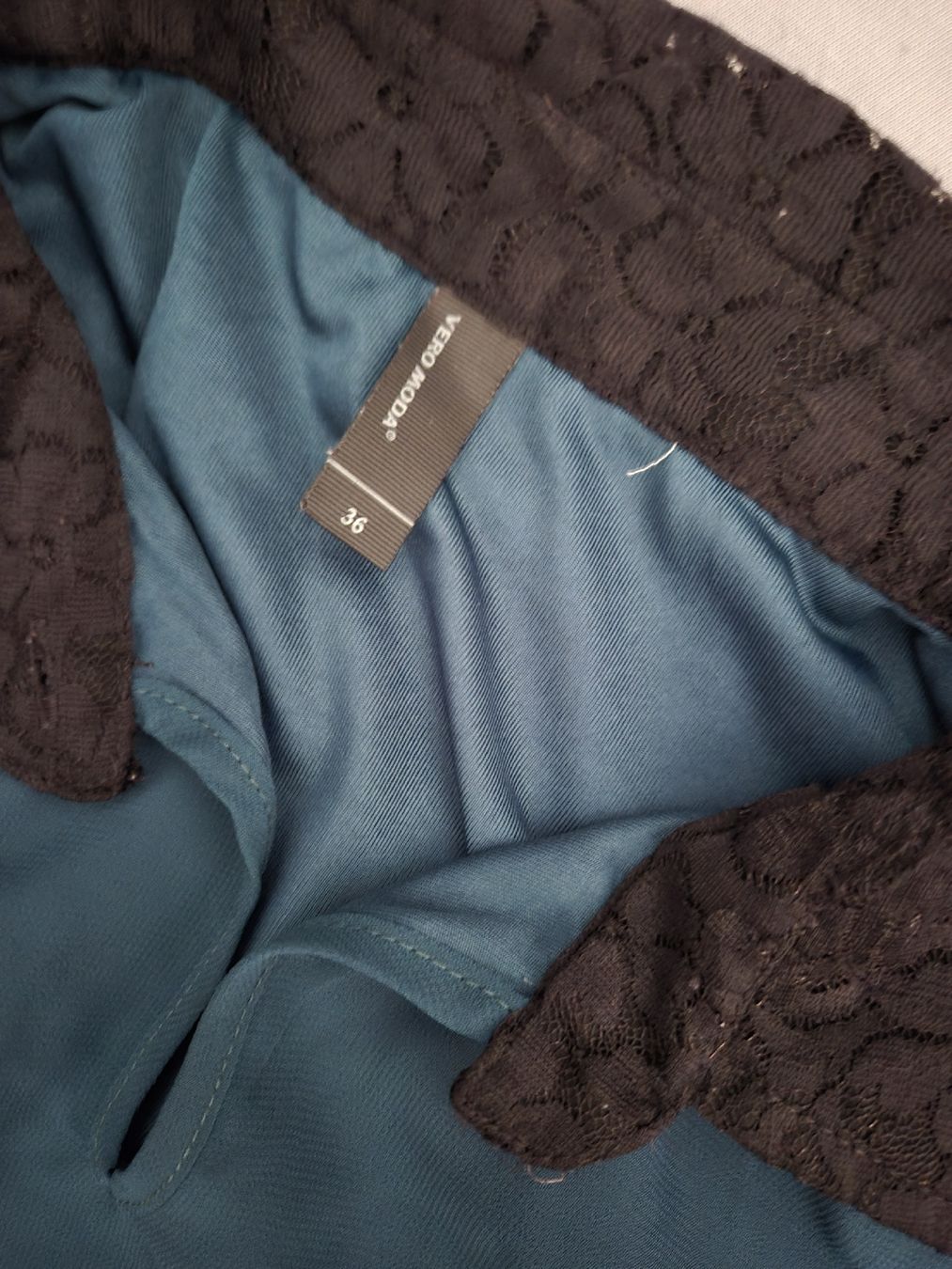 Vero Moda Top: Damen Bluse VERO MODA Petrol Grösse 36  – Usato da Zürich venduto da mit_jz2x 2