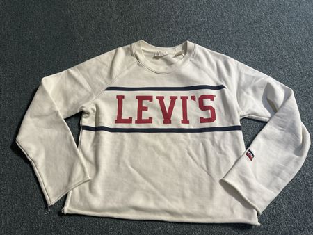 Levi's Sweatshirt creme mit Logo Aufdruck Grösse S