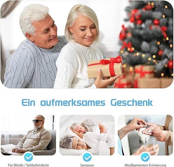 Orologi: Sprechende Uhr für Sehbehinderte oder Senioren LCD – Nuovo (secondo la descrizione) da Kreuzlingen venduto da Best-Deal-Oase 5