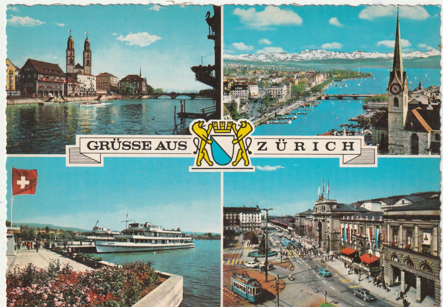Cartoline postali: Zürich MBK – Usato da Lumbrein venduto da made02