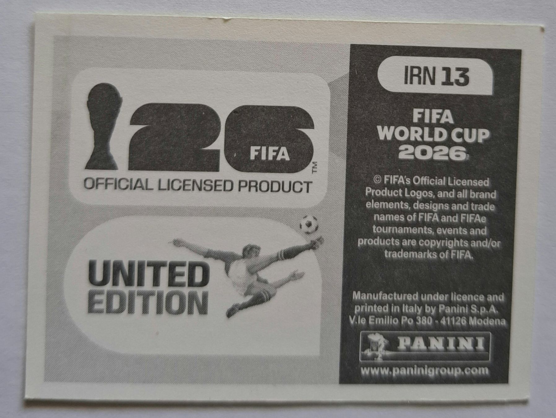 Panini Sammelbilder & Trading cards: WM 2026 Paninibild Nr. IRA13.. – Neu (gemäss Beschreibung) aus Rotkreuz von keerthdi 1