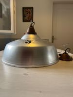 Hängeleuchte Metall gross EM vintage Zustand