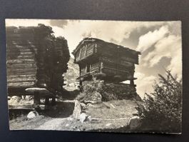 Stadel in Winkelmatten bei Zermatt Rar!