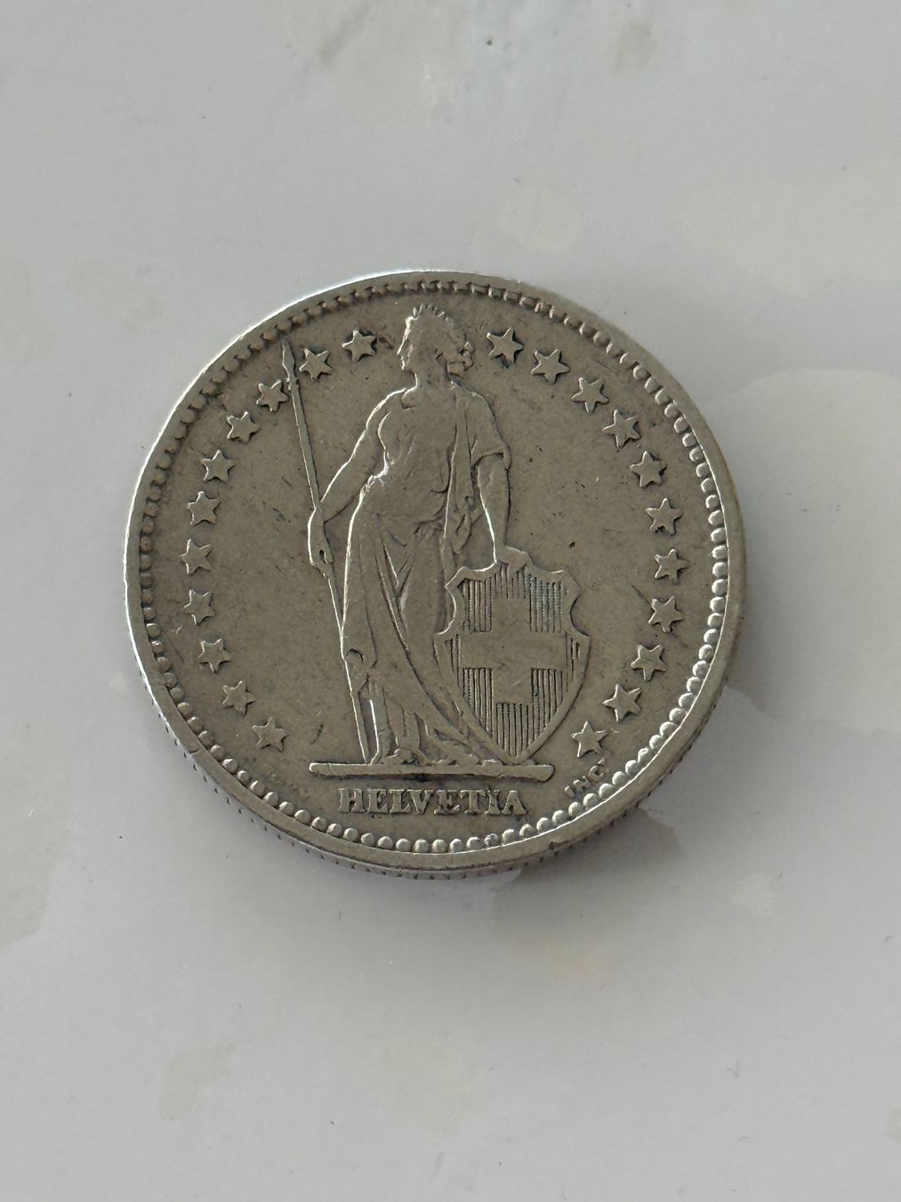 Tutti le monete: 2 Franken 1908  sehr Rar – Usato da Wallisellen venduto da SWISS_SILVER1 1