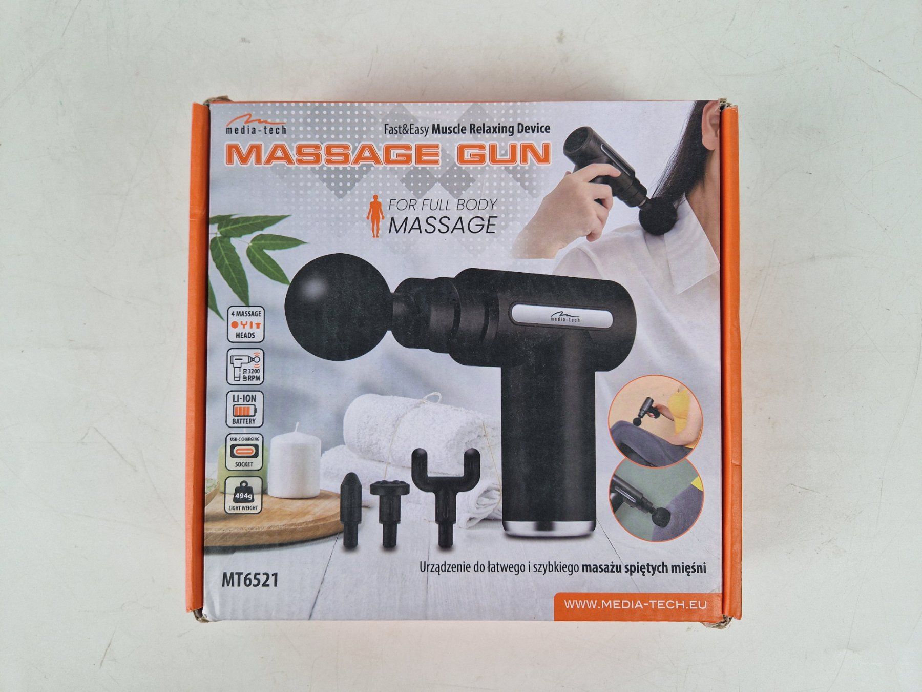 Dispositivi per massaggi: MEDIA-TECH Massage Gun MT6521 – Usato da Muhen venduto da Restwert_Muhen 6